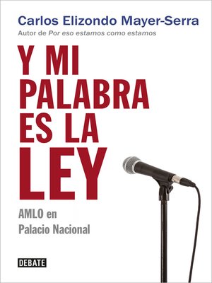 cover image of Y mi palabra es la ley